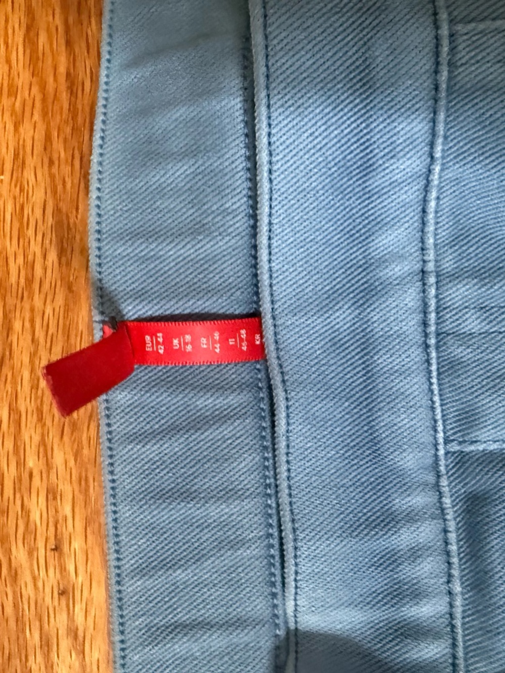 Spanx Light Blue Jean-Ish Leggings Size Large